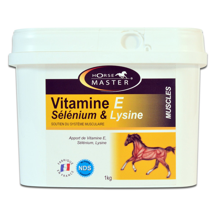 Vitamine E, Sélénium et Lysine Horse Master poudre