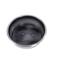Gamelle pour chien WeatherBeeta en acier inoxydable antidérapant Noir
