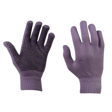 Gants d'équitation Dublin Magic Pimple Grip Violet