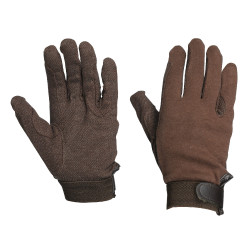 Gants d'équitation Dublin Track Marron