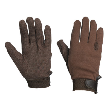 Gants d'équitation Dublin Track Marron