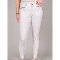 Pantalon d'équitation Junior fille Luna Jump'In Blanc