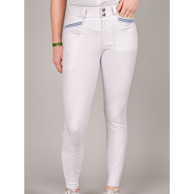 Pantalon d'équitation Junior fille Luna Jump'In Blanc
