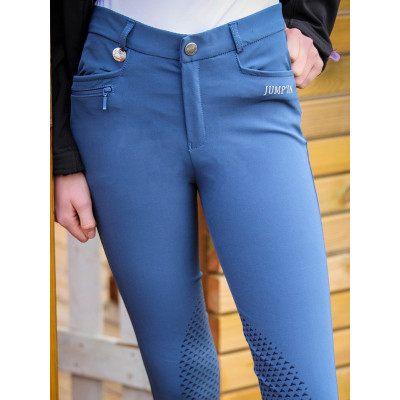 Pantalon d'équitation Junior mixte Sacha Jump'In Bleu officier