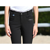 Pantalon d'équitation Junior mixte Sacha Jump'In Noir