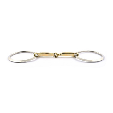 Mors 2 anneaux plats 90 mm Jump'In carré 8 mm Mors 2 anneaux plats 90 mm Jump'In carré 8 mm