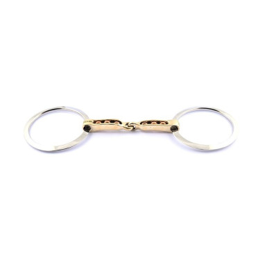 Mors 2 anneaux plats 90 mm Jump'In Mac Genis Mors 2 anneaux plats 90 mm Jump'In Mac Genis
