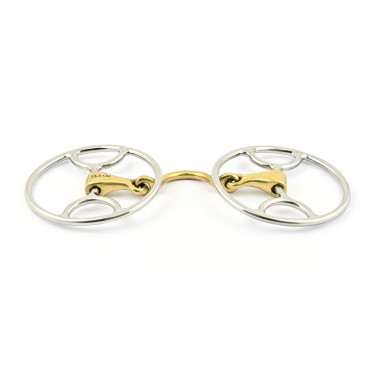 Mors Jump'In Swivel double brisure avec passage de langue Mors Jump'In Swivel double brisure avec passage de langue