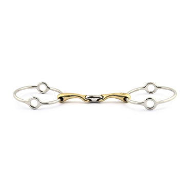 Mors releveur Jump'In grands anneaux double brisure bloqué Mors releveur Jump'In grands anneaux double brisure bloqué