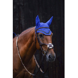 Bonnet chasse mouche Equithème Domino Bonnet chasse mouche Equithème Domino