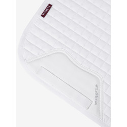 Tapis LeMieux dressage square - coton Blanc Tapis LeMieux dressage square - coton Blanc