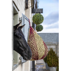 Filet à foin LeMieux Hippo Bordeaux / beige Filet à foin LeMieux Hippo Bordeaux / beige