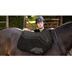 Tapis LeMieux X-Grip Silicone EuroJump Square Noir Tapis LeMieux X-Grip Silicone EuroJump Square Noir