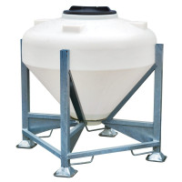 Silo monobloc à aliments La Gée 500 L + châssis galva