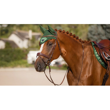 Bonnet anti-mouches LeMieux Loire Vert chasseur
