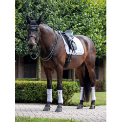 Tapis LeMieux Loire Classic Dressage Square Blanc Tapis LeMieux Loire Classic Dressage Square Blanc
