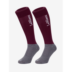 Chaussettes de concours My LeMieux 2 paires Bordeaux