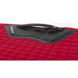 Tapis LeMieux Suede Dressage Square Chilli Rouge