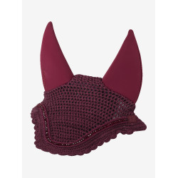 Bonnet anti-mouche LeMieux Acoustic Diamante Bordeaux