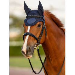 Bonnet anti-mouche LeMieux Elite Bleu marine Bonnet anti-mouche LeMieux Elite Bleu marine