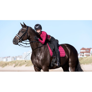 Tapis dressage LeMieux Carbon Mesh Square Tapis dressage LeMieux Carbon Mesh Square