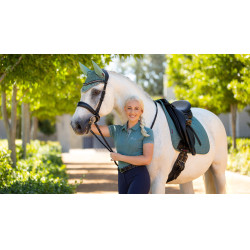 Tapis LeMieux Suede Dressage Square Sage Bleu