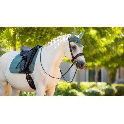 Tapis LeMieux Suede Dressage Square Sage Bleu