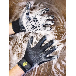 Gant de pansage LeMieux Hands On Noir