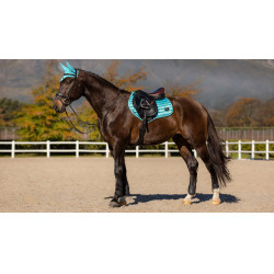 Tapis LeMieux Loire Classic Close Contact Square Azure Bleu