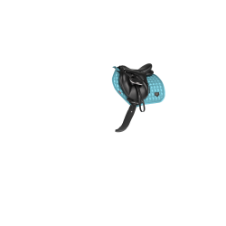 Tapis LeMieux Loire Classic Close Contact Square Azure Bleu