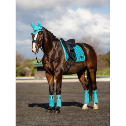 Tapis LeMieux Loire Classic Dressage Square Azure Bleu