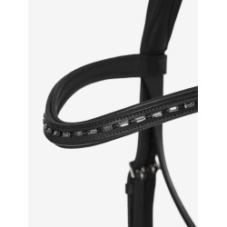 Bridon de dressage LeMieux Arika Noir / argent