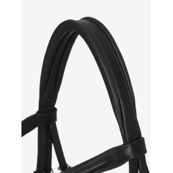 Bridon LeMieux Arika muserolle combinée Noir / argent