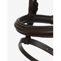 Bridon LeMieux Arika muserolle combinée Marron / argent