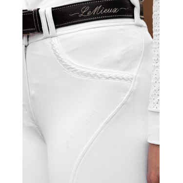 Pantalon LeMieux Amara II Basanes Blanc Pantalon LeMieux Amara II Basanes Blanc