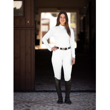 Pantalon LeMieux Amara II Basanes Blanc Pantalon LeMieux Amara II Basanes Blanc