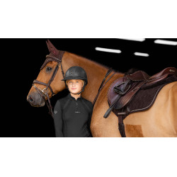 Tapis LeMieux Crystal Suede Close Contact Marron