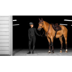 Tapis LeMieux Crystal Suede Close Contact Marron