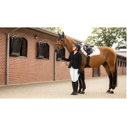 Tapis LeMieux Crystal Suede Close Contact Blanc