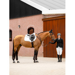 Tapis LeMieux Crystal Suede Close Contact Blanc