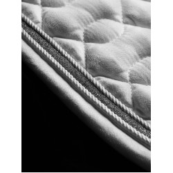 Tapis LeMieux Crystal Suede Close Contact Blanc