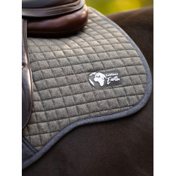 Tapis de selle LeMieux Earth GP Square Moss Marron