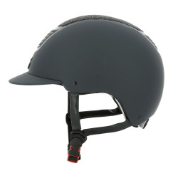 Casque Equithème Airy Noir / bleu brillant