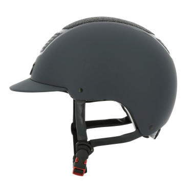 Casque Equithème Airy Noir / bleu brillant