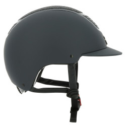 Casque Equithème Airy Noir / bleu brillant