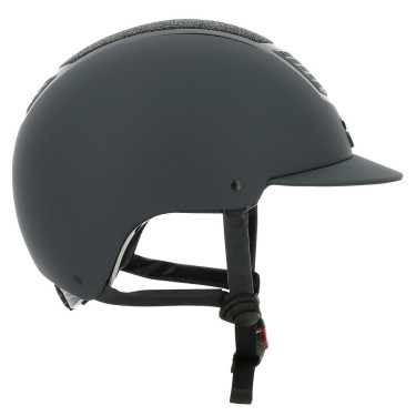 Casque Equithème Airy Noir / bleu brillant