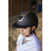 Casque Equithème Airy L Céleste noir / noir Casque Equithème Airy L Céleste noir / noir