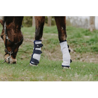 Guêtres anti-mouches Riding World par 4 Blanc