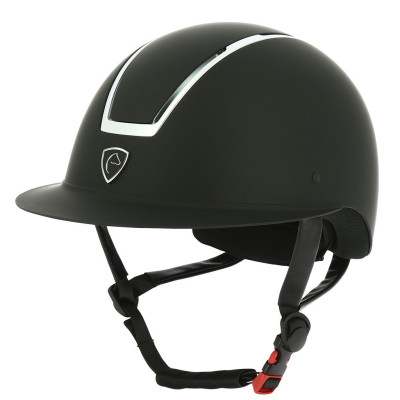 Casque Equithème Glint Mat Noir mat / argenté