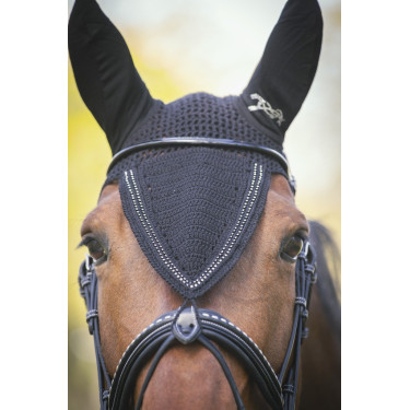 Bonnet pour chevaux long Pénélope strass Bonnet pour chevaux long Pénélope strass